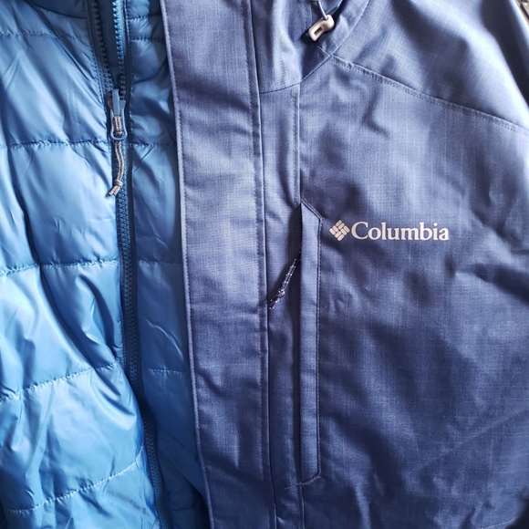 Columbia Men's Nordic Point III Omni-Heat Waterproof 3in1 Winter Jacket - Picture 9 of 14